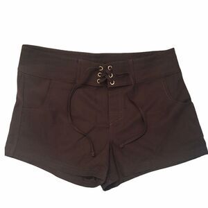 La Blanca by Rod Beattie Brown Lace Up Swim …